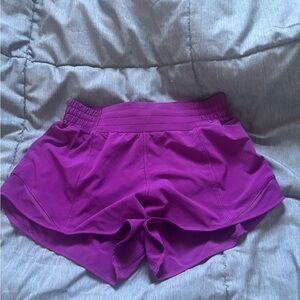 lululemon athletica Magenta Athletic Shorts